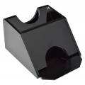 1 pair of black acrylic sabot