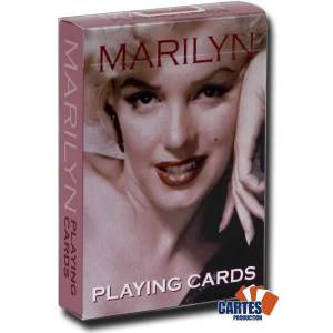 Marilyne Monroe - Jeu de 54 cartes plastifiées – format poker – index standards – USPC