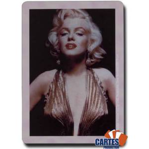 Marilyn Monroe "VIOLET" - Set of 54 plastic-coated playing cards - poker size - standard index - USPC