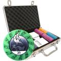 Poker set of 200 chips "THE SHARK" - in ceramic 10 g. EXCLUSIVE TO CARTES PRODUCTION.