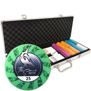 500 poker chips set "THE...