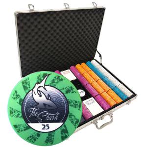 "The Shark" Poker Chip Set...