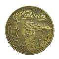 Card guard "VULCAN" - 45mm - in metal - LIMITED EDITION.