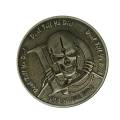 Guardia de tarjeta "SKELLY" - 45 mm - de metal - EDICIÓN LIMITADA