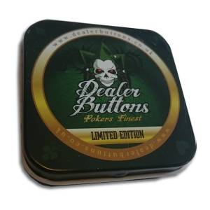 Card guard "TWISTED JOKER" - 45mm - made of metal - LIMITED EDITION.