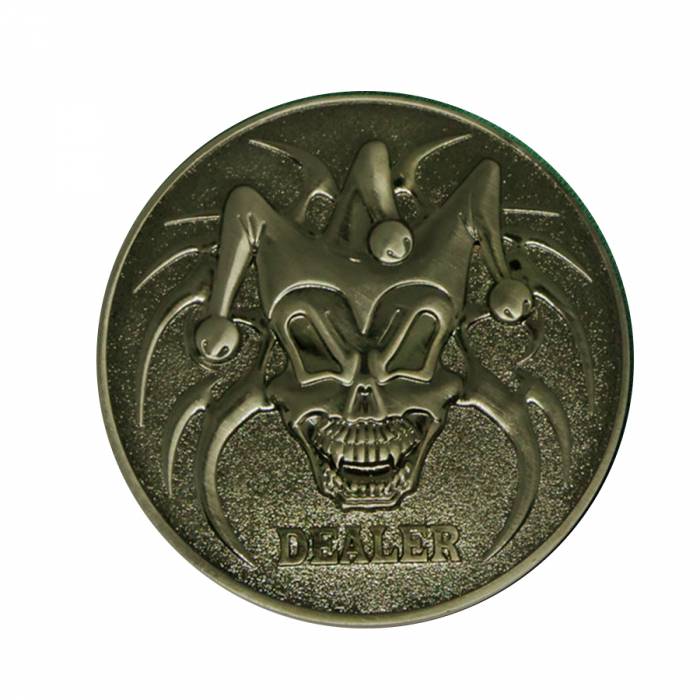 Guardia de tarjetas "TWISTED JOKER" - 45 mm - de metal - EDICIÓN LIMITADA