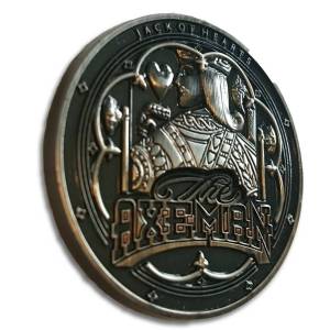 Card guard "THE AXEMAN" - 45mm - em metal - EDIÇÃO LIMITADA
