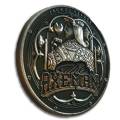 Kartenhalter "DER AXTMANN" - 45mm - aus Metall - LIMITIERTE AUFLAGE