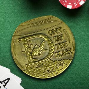 Kaartbeschermer "VISKOM" - 45mm - van metaal - BEPERKTE EDITIE