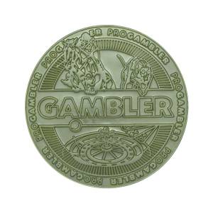 Card guard "PRO GAMBLER" – 45mm - en métal - EDITION LIMITÉE