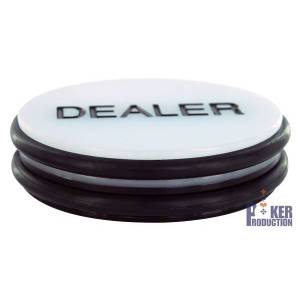Bouton Dealer BICOLORE – 77cm – 2 faces différentes