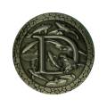 Card guard "FISH POND" - 45mm - in metal - LIMITED EDITION