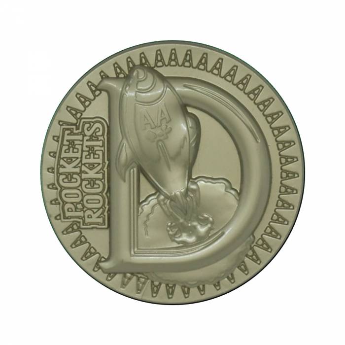 Card guard "POCKET ROCKETS" - 45mm - in metal - LIMITED EDITION