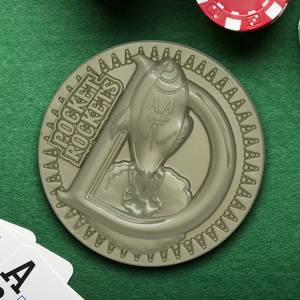 Card guard "POCKET ROCKETS" – 45mm - en métal - EDITION LIMITÉE