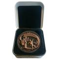 Card guard "FOUR HORSEMEN" - 45mm - in brass - LIMITED EDITION