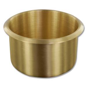 Cup holder jumbo couleur laiton pour table de poker