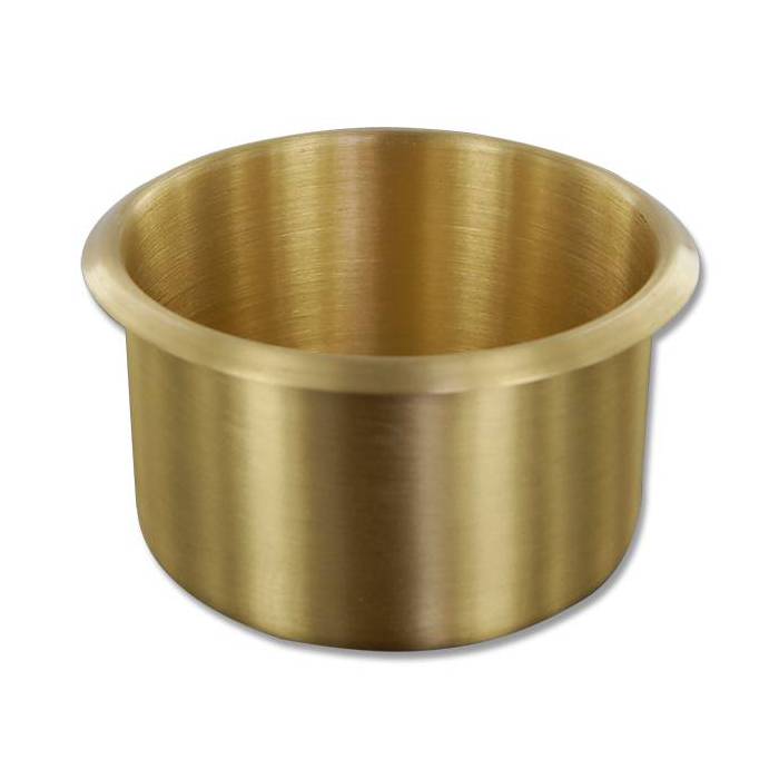 Cup holder jumbo couleur laiton pour table de poker