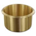 Cup holder jumbo couleur laiton pour table de poker