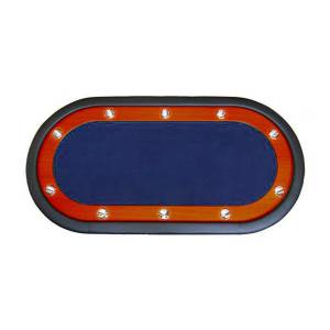 Pokertafel "NEVADA GROEN" - inklapbare poten - rail - 10 spelers - microvezel stoftafelkleed - kunstleren randen