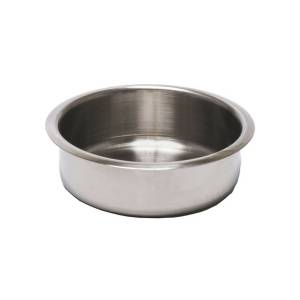 Cup Holder "PLAT" jumbo - stainless steel for poker table - 90 mm x 25 mm.