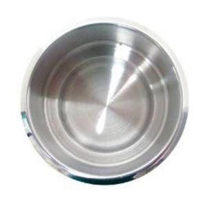 "DOUBLE SIZE - INOX" cup holder for poker table.