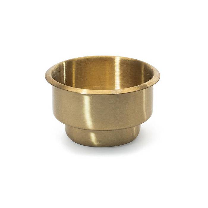 Cup holder "DOUBLE SIZE - BRASS" - for poker table