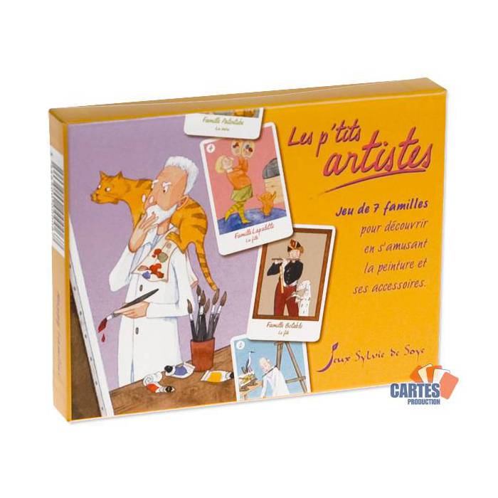 Jeu des 7 familles Les p'tits artistes - Jeu de 42 cartes