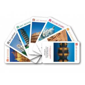 "World Monuments" 12 Families Game - 50 Card Game