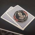 Kartenwächter "WYATT EARP" - aus Metall - 2 verschiedene Seiten - Durchmesser 50mm