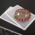 Card Guard en laiton Roulette – 2 faces différentes – 50mm