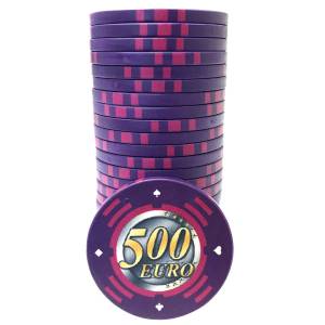 Jetons de Cash Game "EURO - SÉRIE 2" - Edition limitée - en céramique - 10g
 Value-Value 500