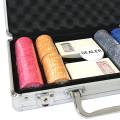 Pokerset med 200 marker "Serie 2 - Euro" - av keramik 10 g  EXKLUSIV KORTTILLVERKNING