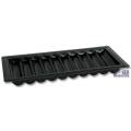 Rack noir de 500 jetons pour table de jeu – 10 colonne de 50 jetons - très résistant