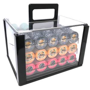 Bird Cage de 600 jetons de poker «Série 2 - Euro» - en céramique 10 g  EXCLUSIVITÉ CARTES  PRODUCTION