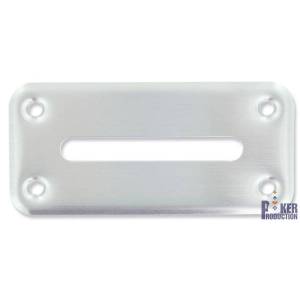 "INOX" Chips Slot for poker table - screw-in - slot 52 mm by 7 mm.