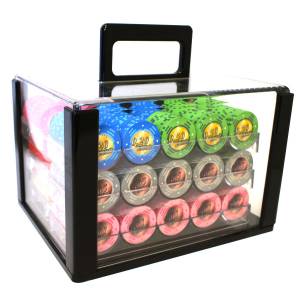 Bird Cage de 600 jetons de poker «Série 2 - Centimes» - en céramique 10 g  EXCLUSIVITÉ CARTES  PRODUCTION