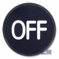 Ficha de dados "ON/OFF" Jumbo - 77x20mm - em PVC.