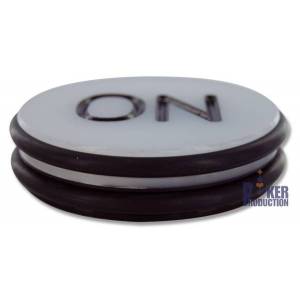 Pulsante del craps "ON/OFF" Jumbo - 77x20mm - in PVC