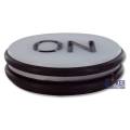 Ficha de dados "ON/OFF" Jumbo - 77x20mm - em PVC.