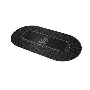 Tapis de Poker "AGRESSIVE POKER" - ovale - 3 tailles - 0/8/10 places - jersey néoprène