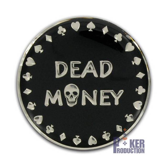 Card-Guard DEAD MONEY - en laiton – 2 faces différentes – 50mm de diamètre