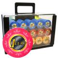 Gabbia per uccelli da 600 fiches da poker "Serie 3 - Euro" - in ceramica da 10 g ESCLUSIVA CARTE PRODUZIONE