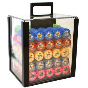 Bird Cage of 1000 poker chips "Series 3 - Euro" - made of 10g ceramic, CARDS EXCLUSIVE PRODUCTION.