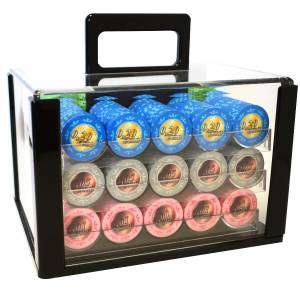 600 poker chips Bird Cage "Series 3 - Cents" - made of 10g ceramic EXCLUSIVE CARDS PRODUCTION.