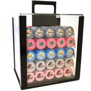 Bird Cage of 1000 poker chips "Series 3 - Cents" - made of 10g ceramic. EXCLUSIVE CARDS PRODUCTION.