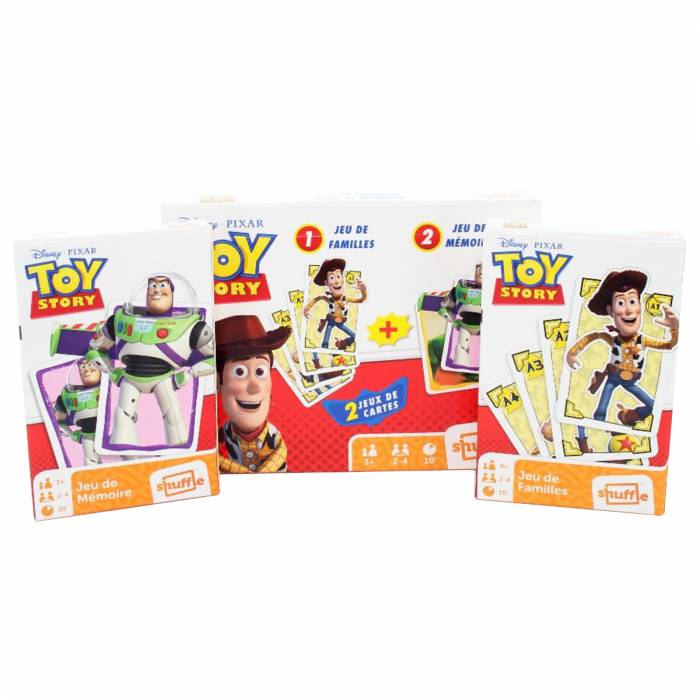 Duo Pack "TOY STORY" - 1 Familien-Spiel und 1 Gedächtnis-Spiel