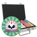 "200-piece ‘SPADS VINTAGE’ poker chip set - 10g ceramic chips. CARDS PRODUCTION exclusive."