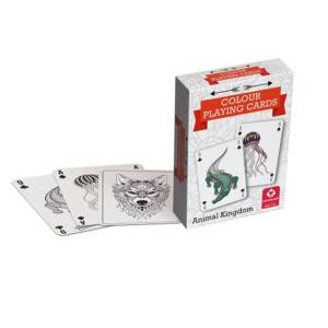 "ANIMAL KINGDOM" is a coloring card game consisting of 54 cards.