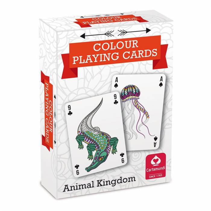 "ANIMAL KINGDOM" - juego de 54 cartas para colorear