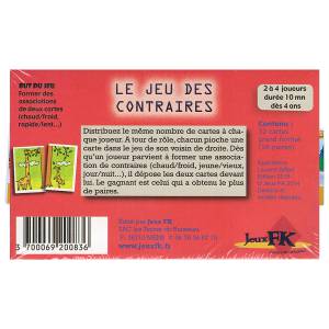 "LE PETIT JEU DES CONTRAIRES" - jeu d'associations